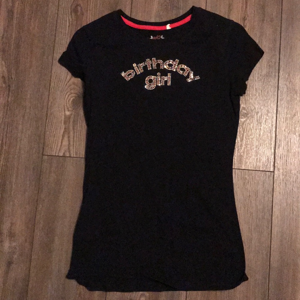 Birthday girl crystal shirt